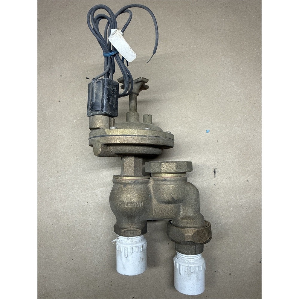 Champion AS466 1-1/4" Brass Automatic Anti-Siphon Irrigation Valve 24VAC